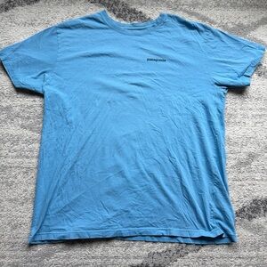 Patagonia Logo Short Sleeve Fishing Graphic TShirt Mens Size XL